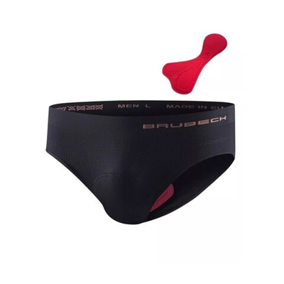 Термобелье Brubeck трусы велотрусы мужские с вкладкой для велосипедиста