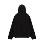 Худи Смерч оверсайз на молнии Флиска #7 черное