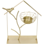 Подсвечник «ШАРМ - Лесное волшебство» 16*9,35*19,5 см, золото