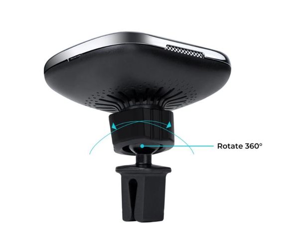 Автомобильный держатель Pitaka New MagMount QI Car Vent CM3001Q (black)