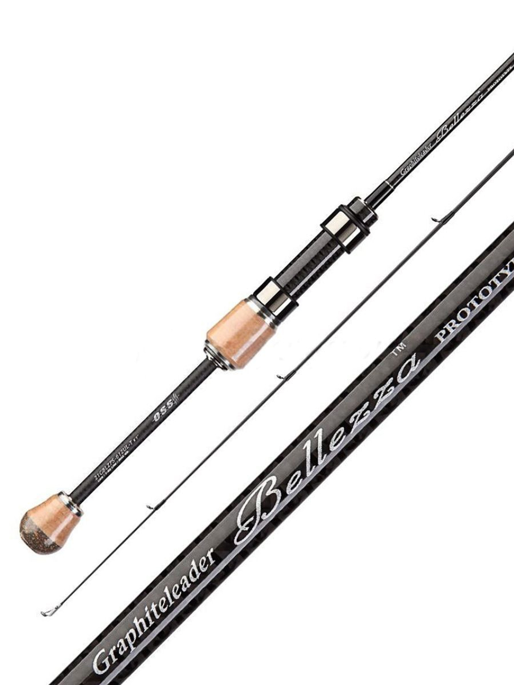 Спиннинг для рыбалки двухчастный Graphiteleader 21 BELLEZZA PROTOTYPE 21GBLZPS-612-UL-T