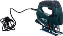 Электролобзик Metabo STEB 70 Quick кейс, 570 Вт черный
