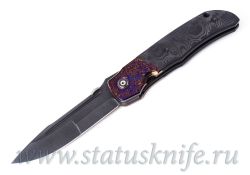 Нож CKF/Terzuola Eagle Rock S90V черный карбон, тимаскусфотография - 2