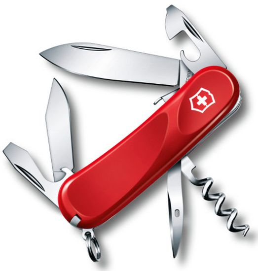 Складной нож Victorinox Мод. Evolution S101 Красный (85 мм) - 12 функций