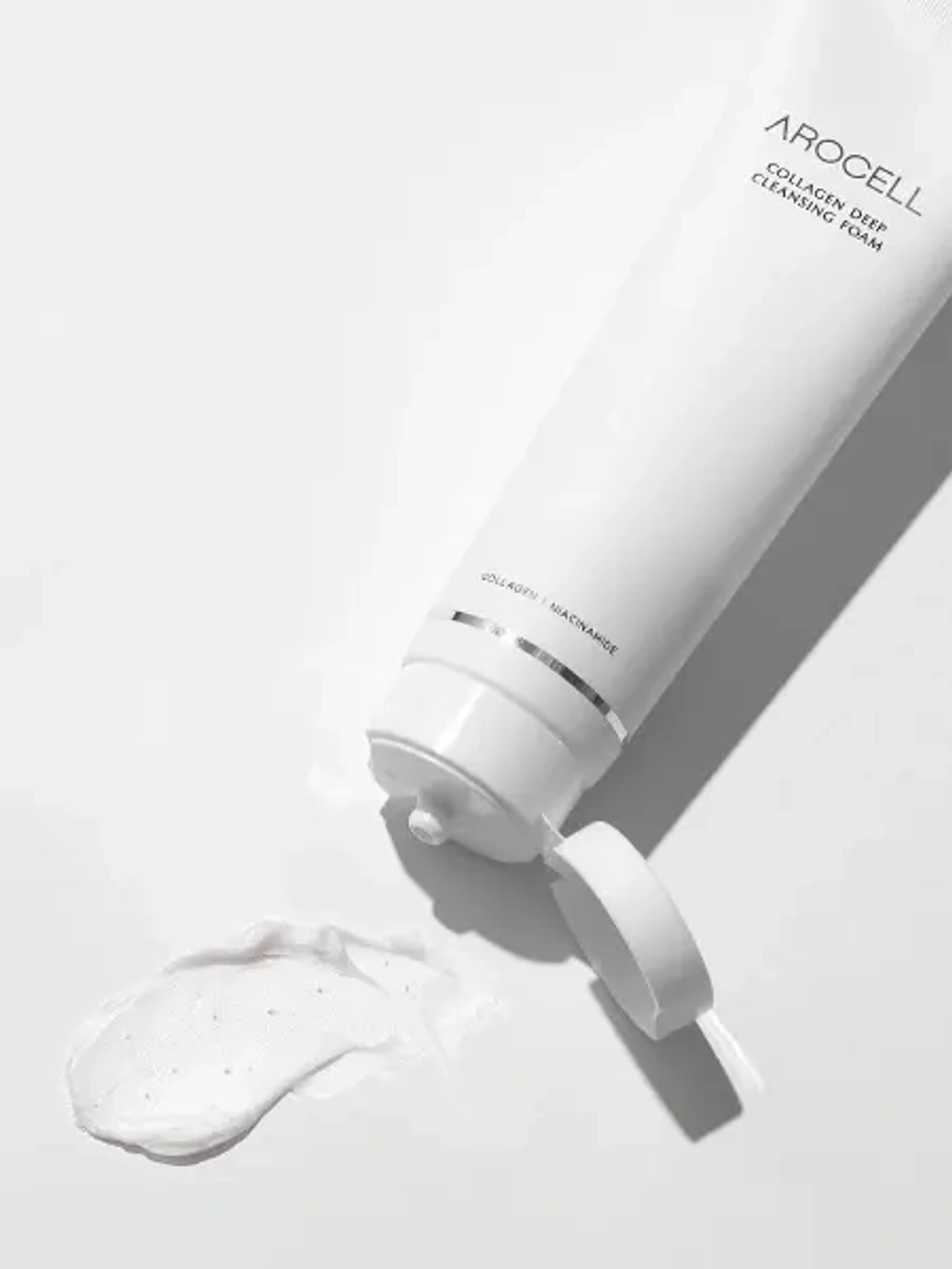 Коллагеновая пенка для глубокого очищения кожи AROCELL Collagen Deep Cleansing Foam 120мл