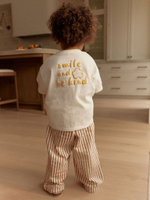 Футболка и брюки в комплекте для девочки Next E51-373, Молочный, Бежевый