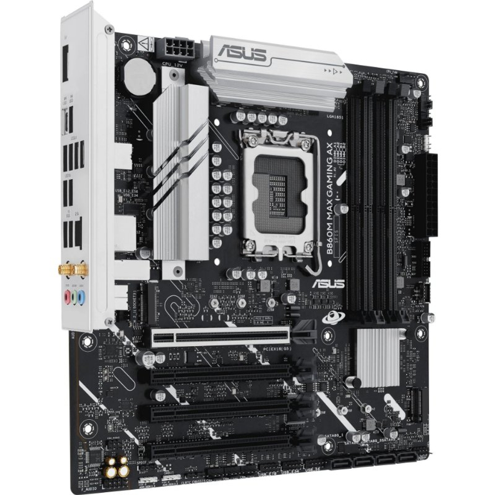 Материнская плата ASUS B860M MAX GAMING AX, LGA1851, B860, DDR5, mATX