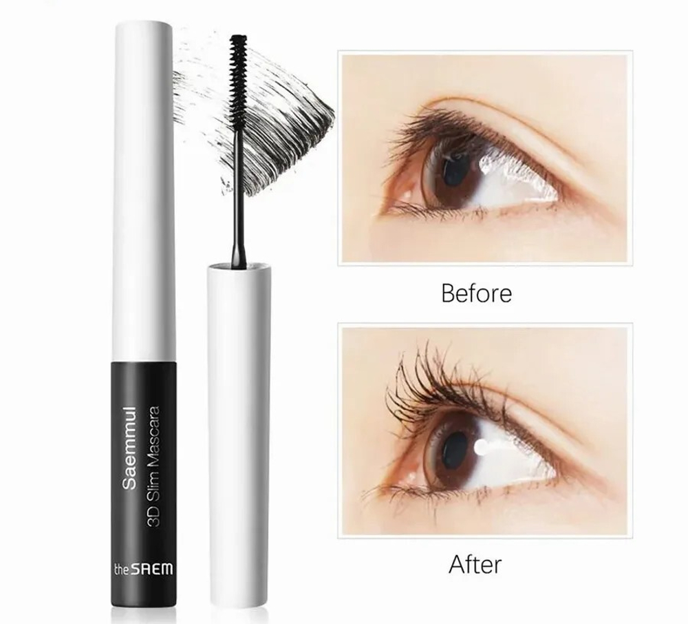 The Saem Saemmul 3D Slim Mascara ультратонкая 3D-тушь для ресниц