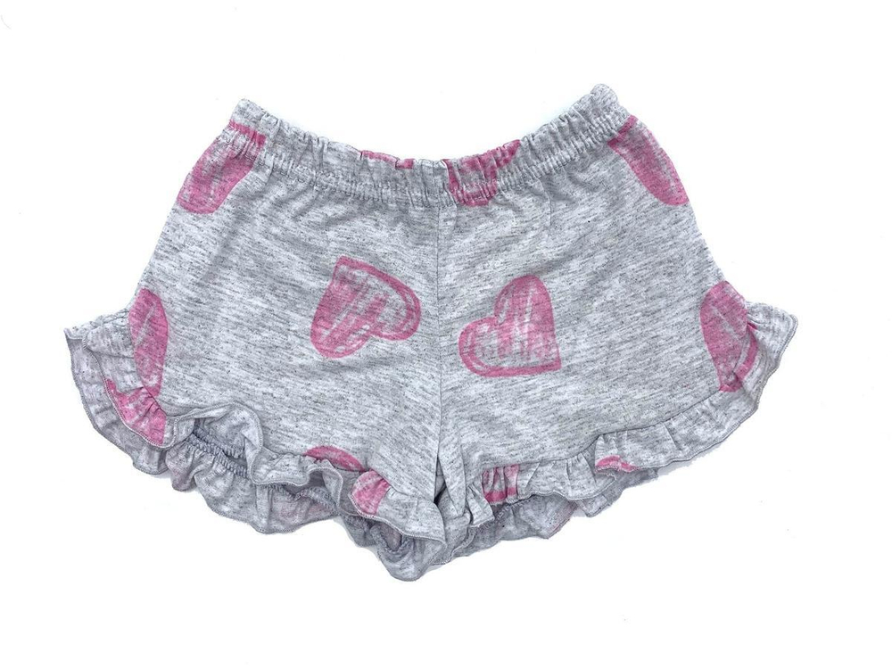Шорты д/дев Сердечки р.92 (ваш трикотаж) Д-0018
