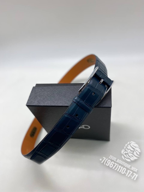 Ремень Zilli из кожи крокодила