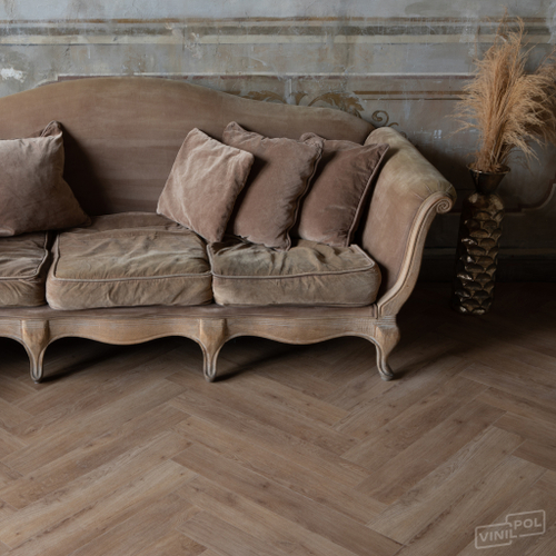SPC ламинат VINILPOL Herringbon 9965 Паркет Бруно (1.355м2)