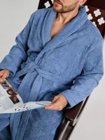 Халат мужской Комфорт-4 Виотекс ДЕНИМ