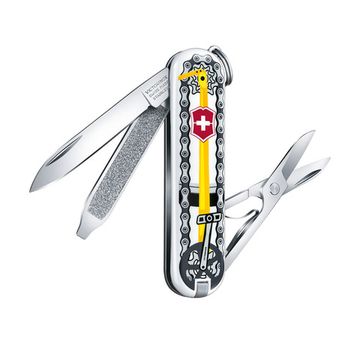 Складной нож Victorinox 0.6223.L2001 Bike Ride c клинком из стали X55CrMo14, рукоять Cellidor
