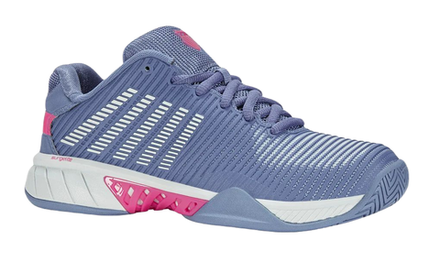 Женские теннисные кроссовки K-Swiss Hypercourt Express 2 - infinity/blue blush/carmine rose