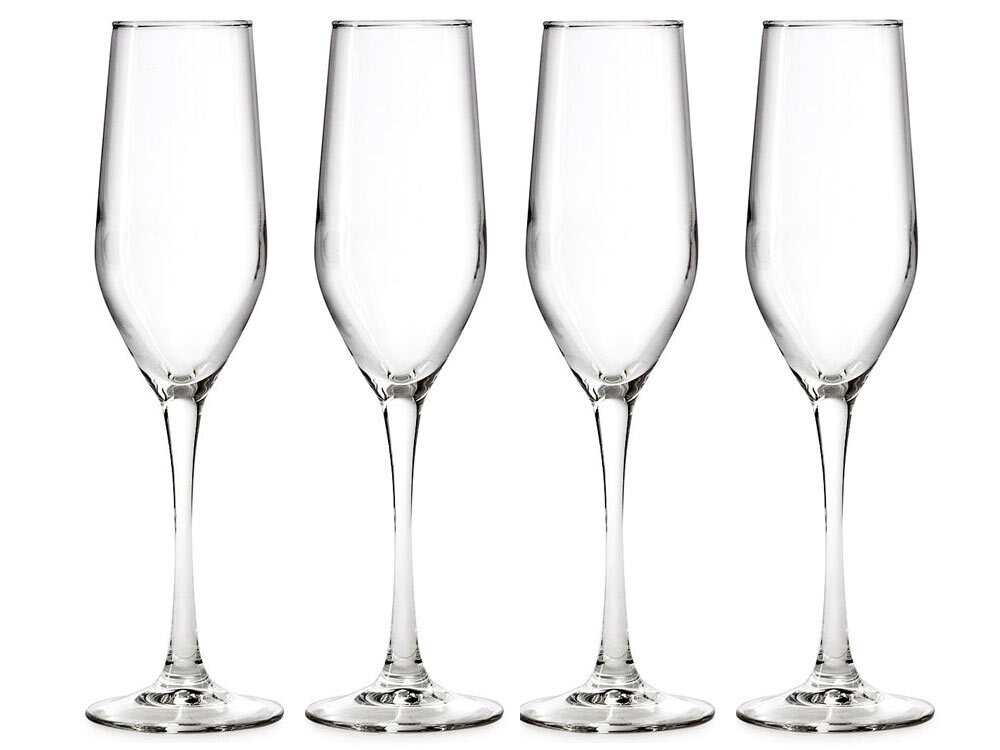 Набор бокалов для шампанского 4шт 160мл Время дегустаций Шампань