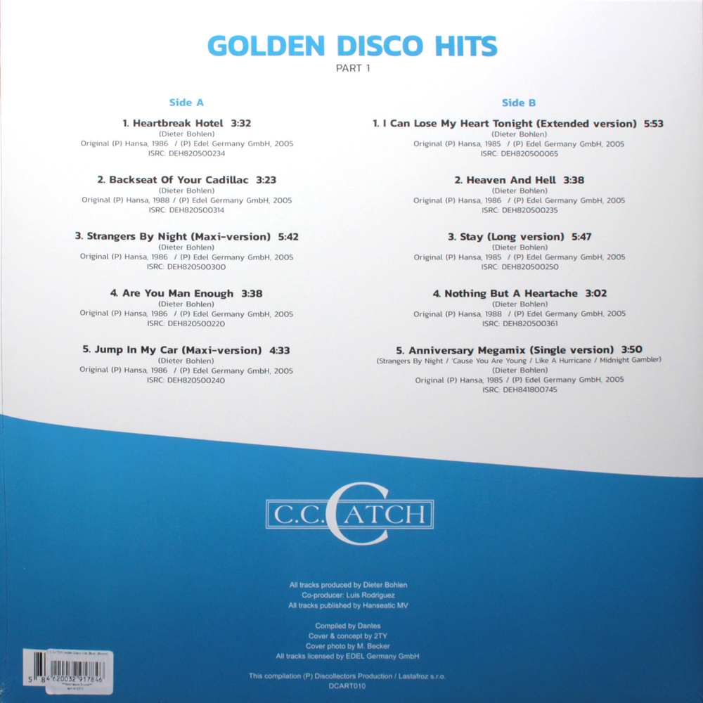 C.C. Catch / Golden Disco Hits — Part 1 (Coloured Vinyl)(LP)