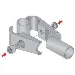 Соединитель 2-х труб к системе Joker (UNO-01) - 1 шт