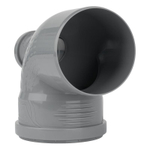 Отвод канализационный с фронтальным выходом вверх RTP 110х50 мм 90°