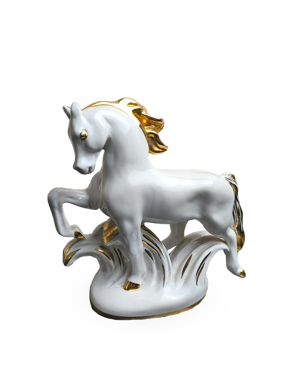 Фарфоровая статуэтка "Конь-огонь" ЛФЗ