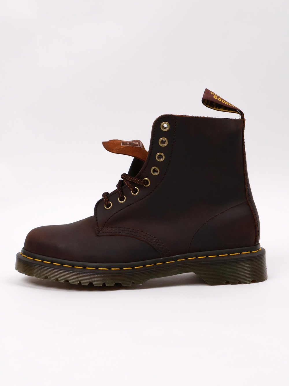 Ботинки Dr.Martens 1460 Waxed Full Grain Leather Chestnut