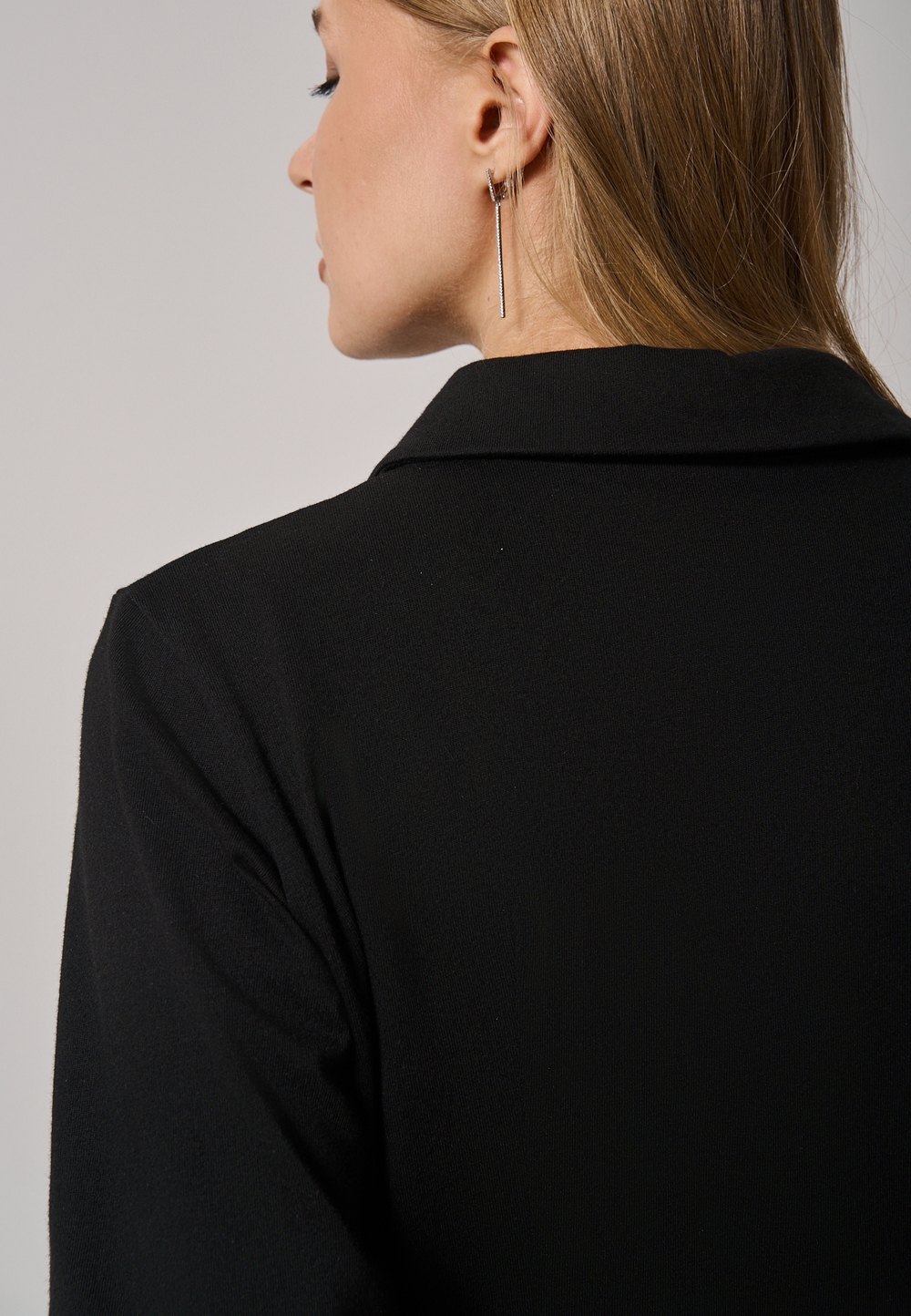 Рубашка трикотажная черная