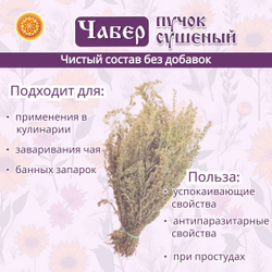 Чабер, пучок 1 шт. ЧРПЧ-00-001
