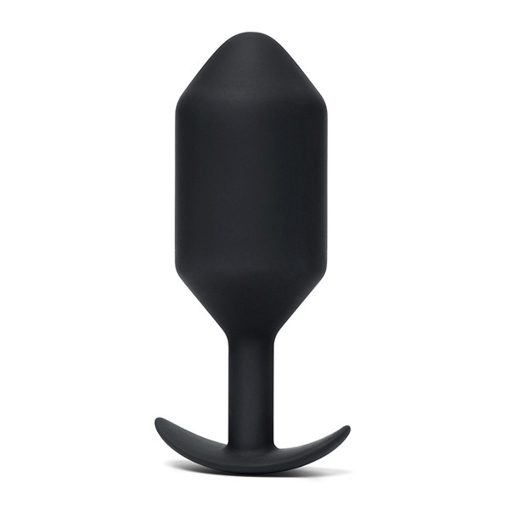 Черная анальная пробка для ношения 18см b-Vibe Snug Plug 7 BV-045-BLK