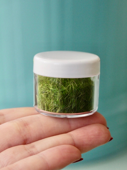 Флок зеленый ворсистый для имитации травы