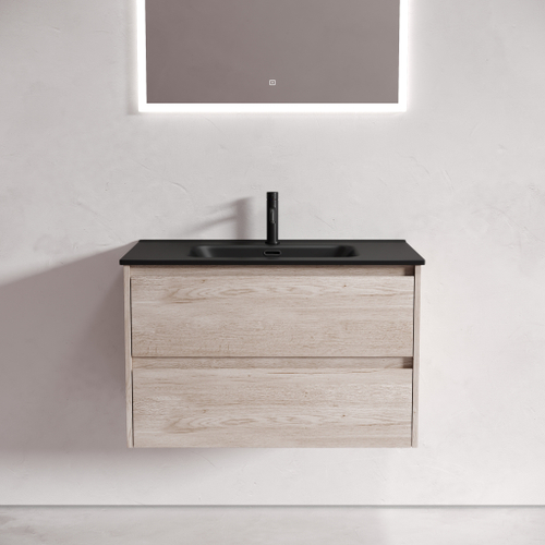 Тумба с раковиной Sancos Libra 80 см LB80EG дуб галифакс натуральный