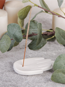 Подставка для благовоний Ладошка белая