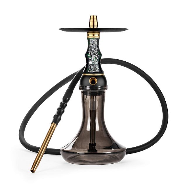 Кальян Alpha Hookah Beat - VNDL Green Тонированная Колба
