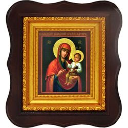 Коложская икона Божией Матери на холсте.