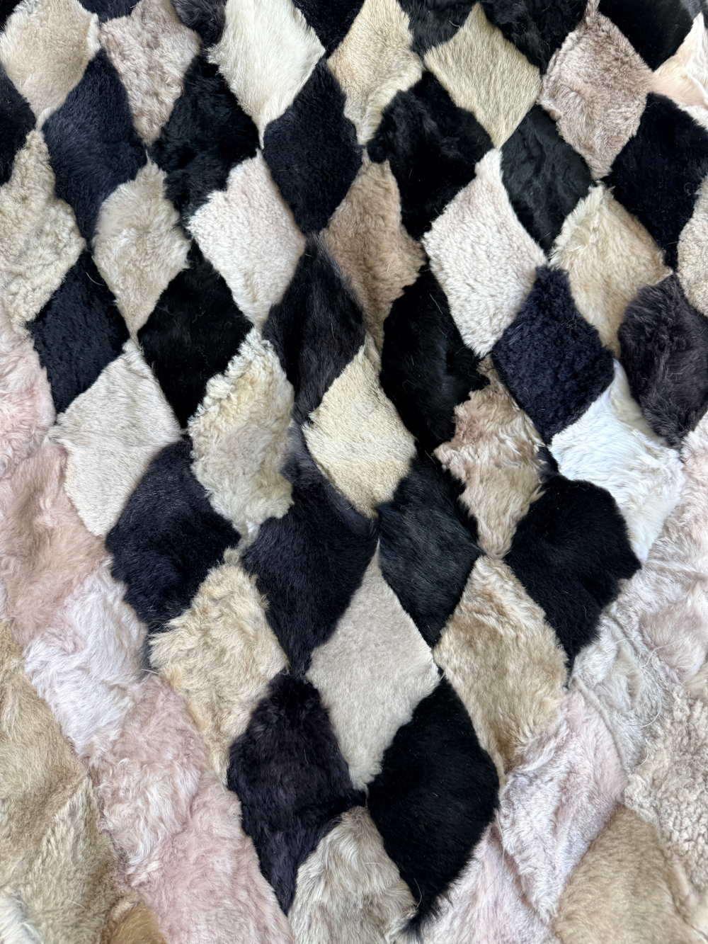 Меховой Коврик прикроватный накидка на кресло из овчины