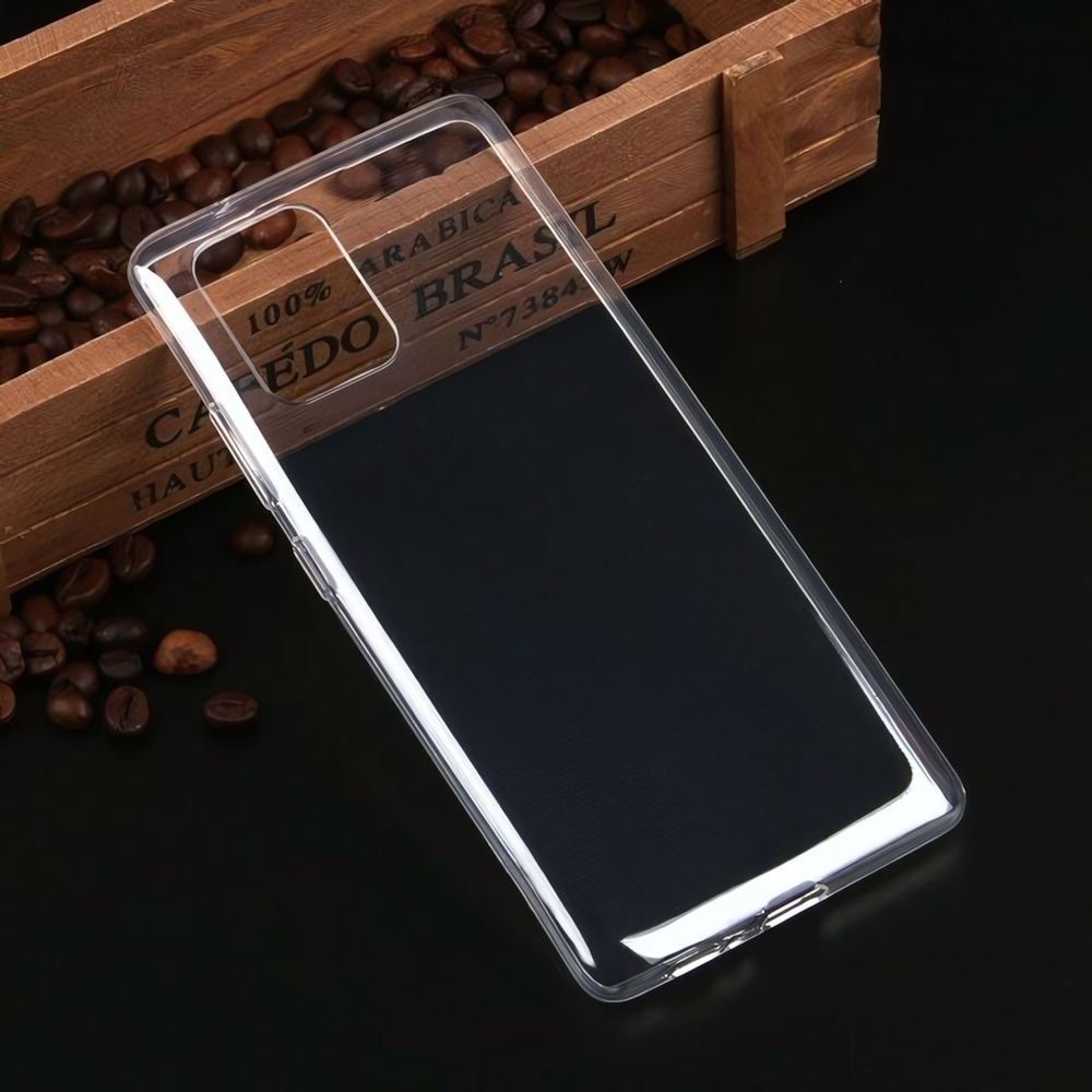 Силиконовый чехол для Samsung Galaxy A91, 1 мм, 008291-1 Прозрачный