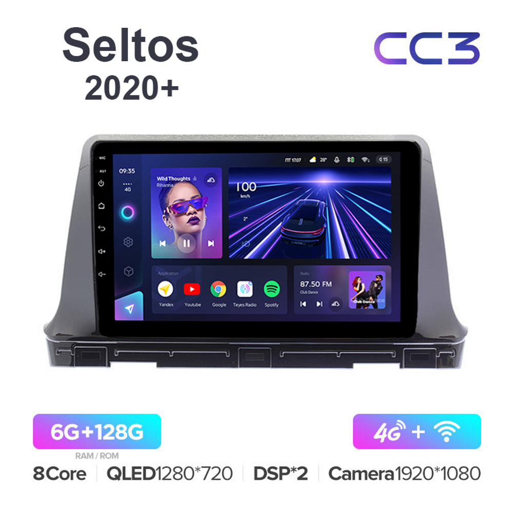 Teyes CC3 10,2"для Kia Seltos 2020+