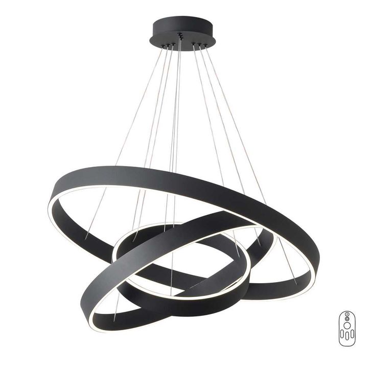 Люстра Crystal Lux TRON SP158W LED BLACK