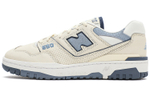 New Balance NB 550 Anti-skid Wear Low Help Retro Basketball Shoes White Blue Smurfs