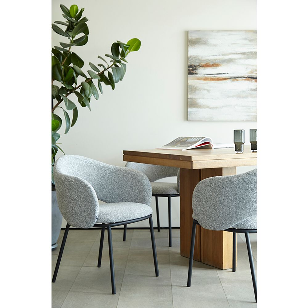 Стул Coastal, букле, дымчато-серый