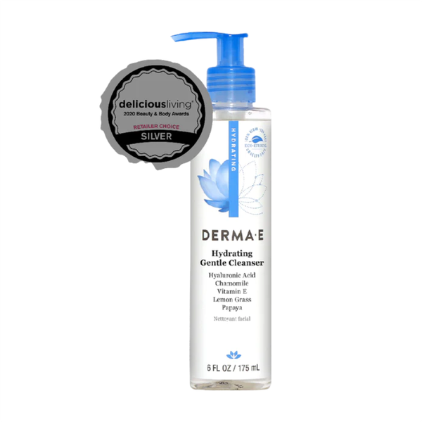 Hydrating Gentle Cleanser Увлажняющий Гель Для Умывания с Гиалуроновой Кислотой 175мл (DERMA E)