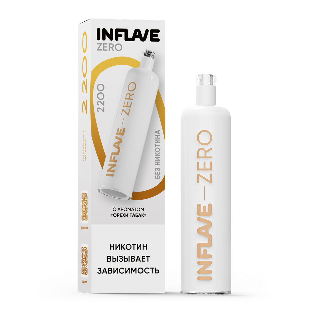Inflave Zero Орех-табак 2200 купить в Москве с доставкой по России