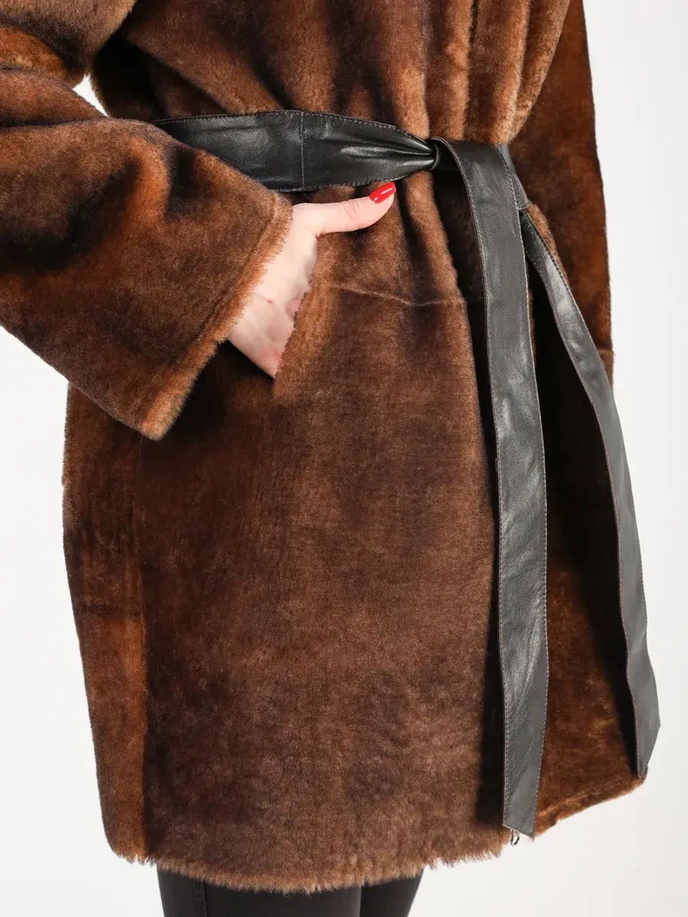 Дубленка зимняя шуба натуральная двухсторонняя