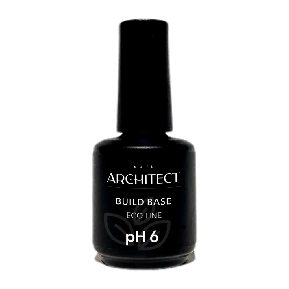Nail ARCHITECT BUILD BASE Прозрачная бескислотная конструирующая база для гель-лака, 15 ml