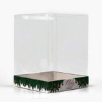 Коробка для бенто «Новогоднее настроение», 15 х 15 х 20 см