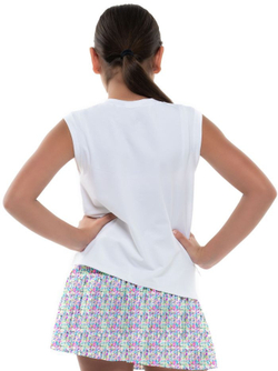 Футболка для девочки теннисная Lucky in Love Novelty Print Sun Chaser Tank Girls - разноцветный