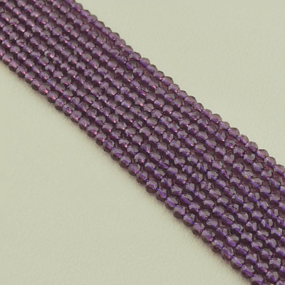 Нитка Шпинель 36 см. 3 мм. (Без замка) - Фиолетовая