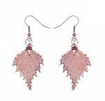 Серьги листья Ester Bijoux Берёза LF95C-RG BR