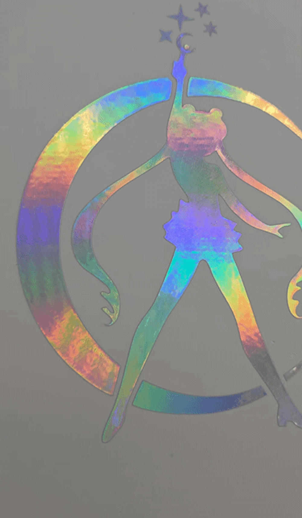 Голографическая наклейка Sailor Moon, 12х15 см