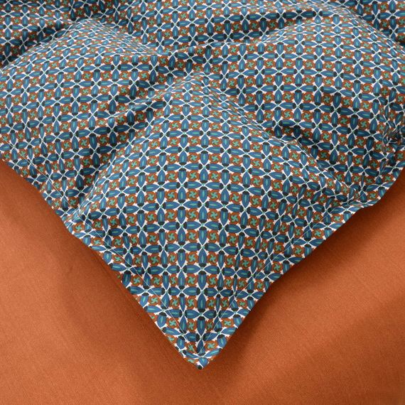 Ахиллес (синий) КПБ сатин 1.6