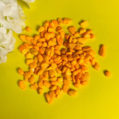 Камни декоративные «Радуга» 300гр оранжевые