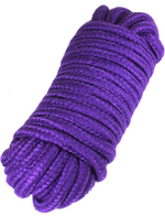 Фиолетовая верёвка для бондажа и декоративной вязки - 10 м. (Цвет: фиолетовый)